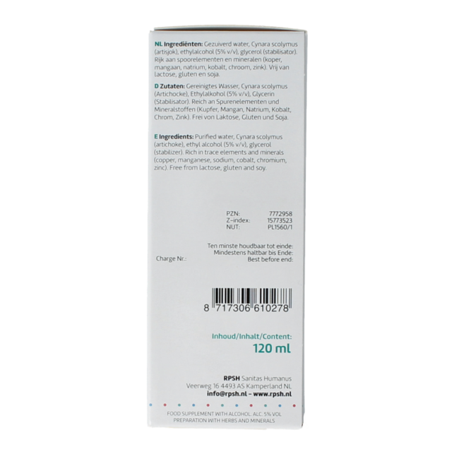 Cynara scolymus 120 Millilitri