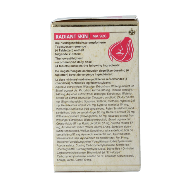 Maharishi Ayurv Pelle Radiosa 60 Compresse