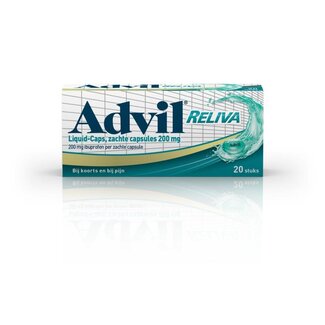 Advil Reliva Liquid Caps 200mg 20 Capsule