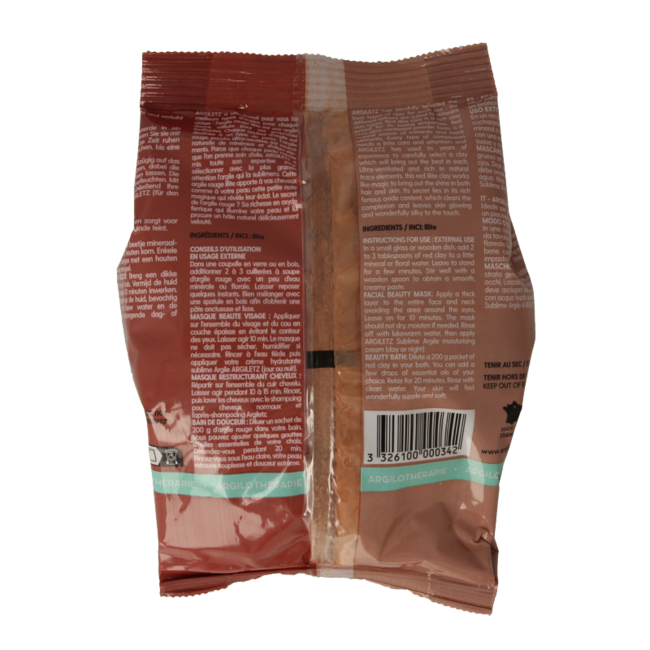 Arcilla roja superfina Argiletz 200 g