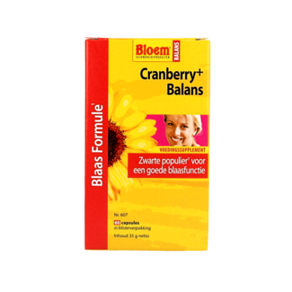 Bloem Bloem Cranberry+ balans 60 Cápsulas