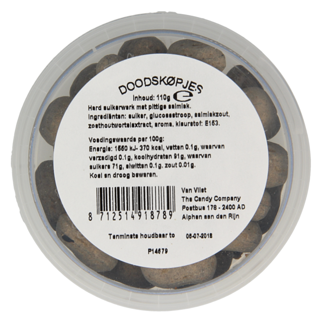 Calaveritas Salmiak 110 Gramos