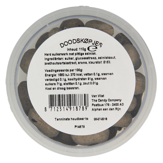 Doodskopjes 110 Gram