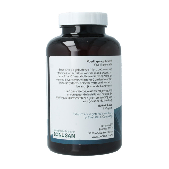 Springfield Ester-C gebufferde vitamine C 180 Vegetarische capsules