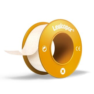 Leukopor Heftpflaster 5 m x 1,25 cm 1 Stück