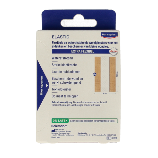 Elastic 2m x 6cm water-repellent 1 piece