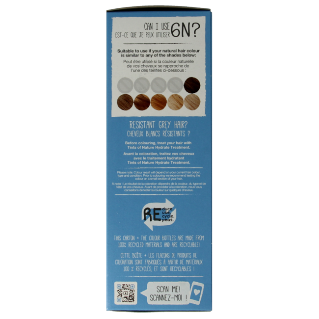 6N donkerblond 1 Set