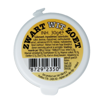 Van Vliet Czarno-białe słodycze 30 Gramów