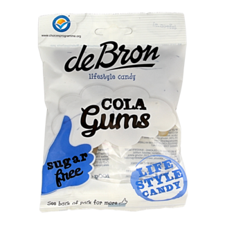 De Bron Cola-Gummibonbons zuckerfrei 100 Gramm