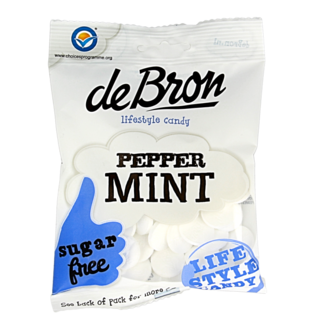 De Bron De Bron Menthe poivrée sans sucre 80 g