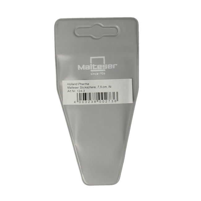 Tijeras de bordar Malteser rectas mini 124-3, 1 unidad