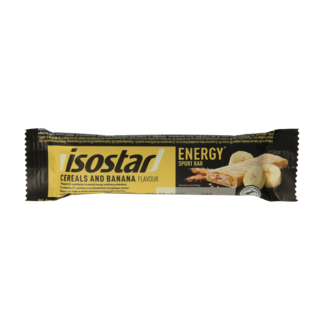 Isostar Isostar Energy barrita deportiva cereales y plátano individual 40 gramos