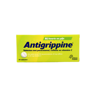 Antigrippine Paracétamol 250 mg 20 comprimés