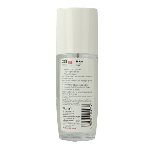 Desodorante en spray Sebamed Fresh 75 Mililitros