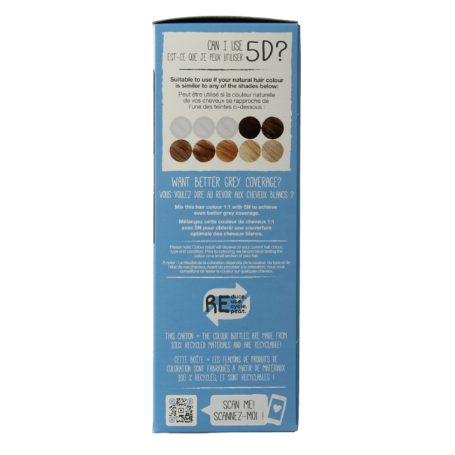 Tints Of Nature 5D licht goudbruin 1 Set