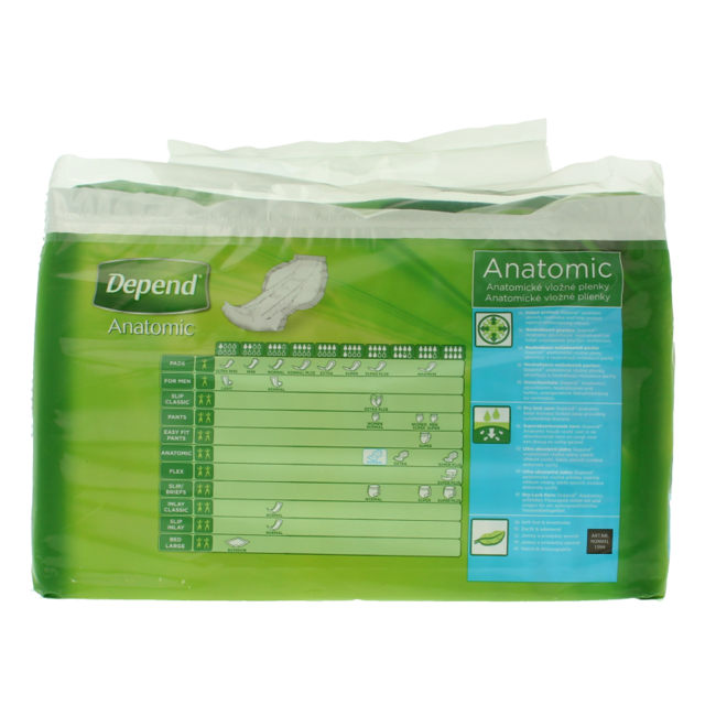 Depend Anatomic Normal 16 Pieces