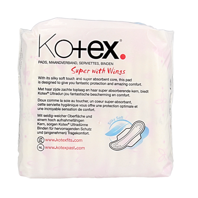Kotex Ultra super plus with wings 12 Pieces