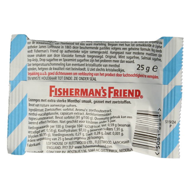 Fisherman's Friend Original sugar-free 25 Gram