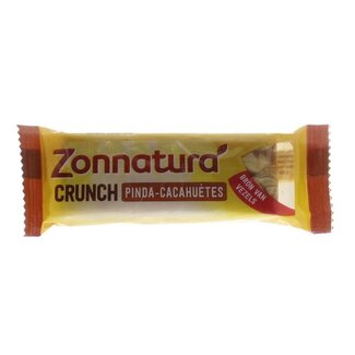 Zonnatura Zonnatura Peanut crunch 45 Gram