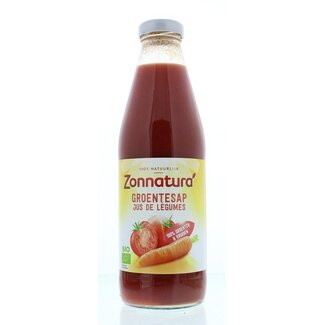 Zonnatura Zonnatura Groente sap bio 750 Milliliter