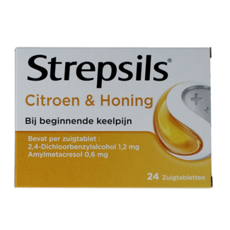 Strepsils Strepsils Limone e Miele 24 Pastiglie