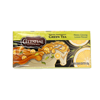 Celestial Season Celestial Seasonings Honey Lemon Ginseng Green Tea 20 Bags