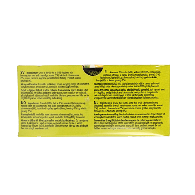 Celestial Season Honey lemon ginseng green tea  20 Zakjes