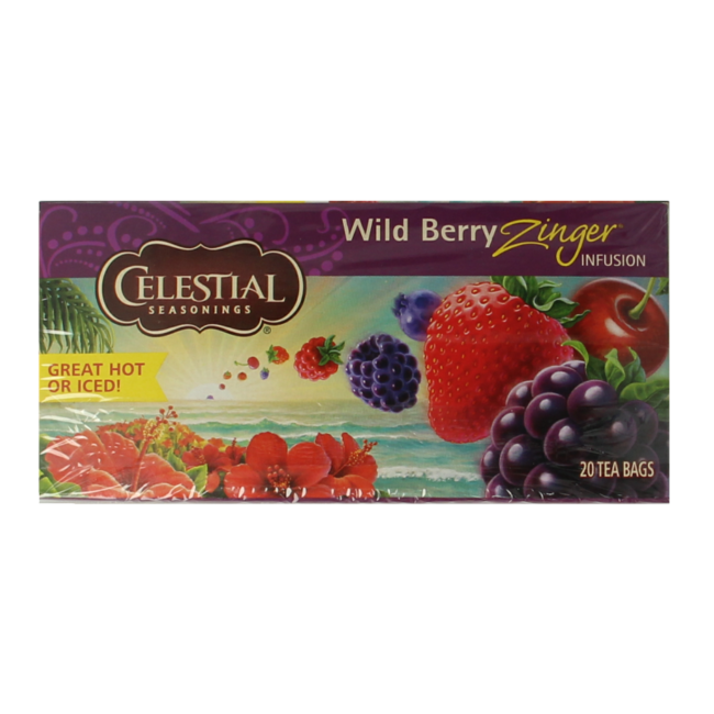 Wild berry zinger herb tea 20 Bags
