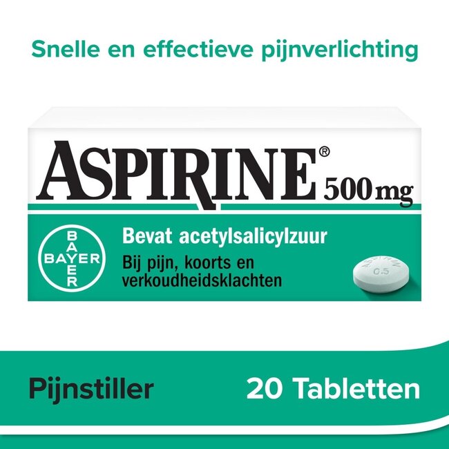 Kwas Acetylosalicylowy 500 mg 20 Tabletek