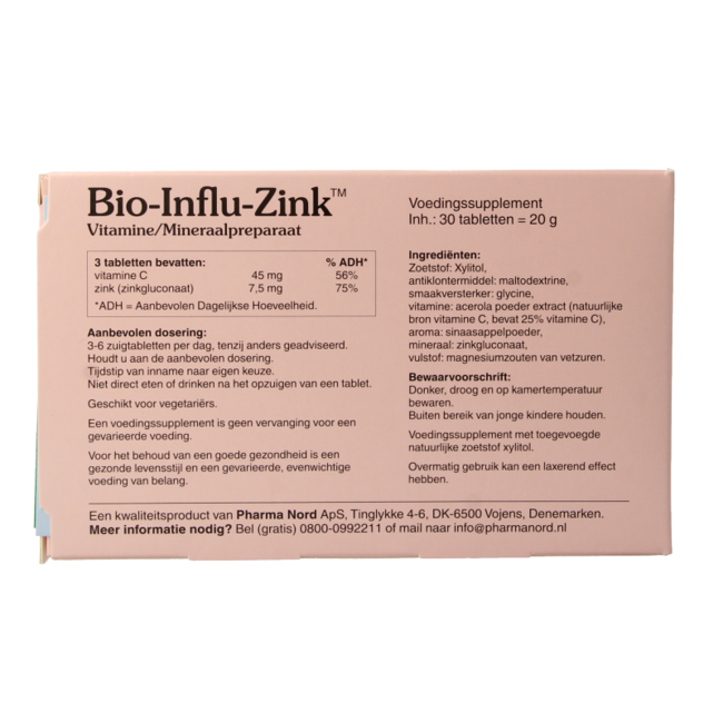 Bio-Influ-Zink 30 comprimidos