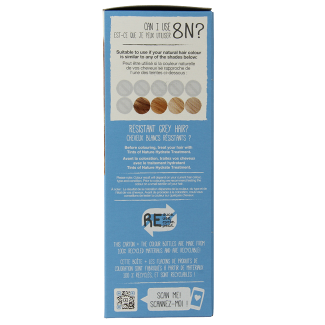 8N natural blond 1 zestaw