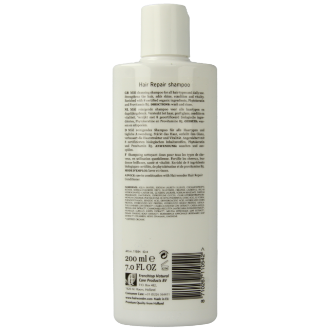Shampooing réparateur capillaire 200 ml