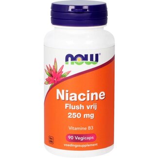 NOW NOW Niacin flush-free 250mg 90 Vegetarian capsules