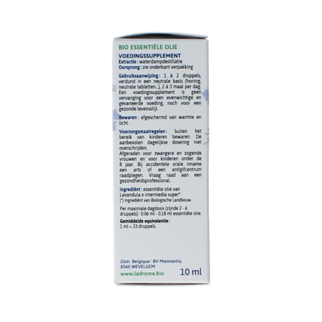 Ladrome Lavandin Öl Bio 10 Milliliter