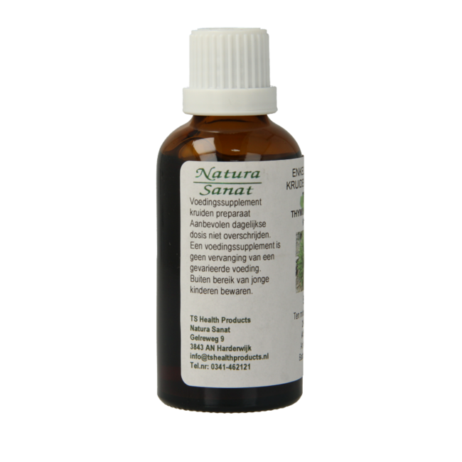 Cruydhof Thymus vulgaris herb / thyme tincture 50 Millilitre