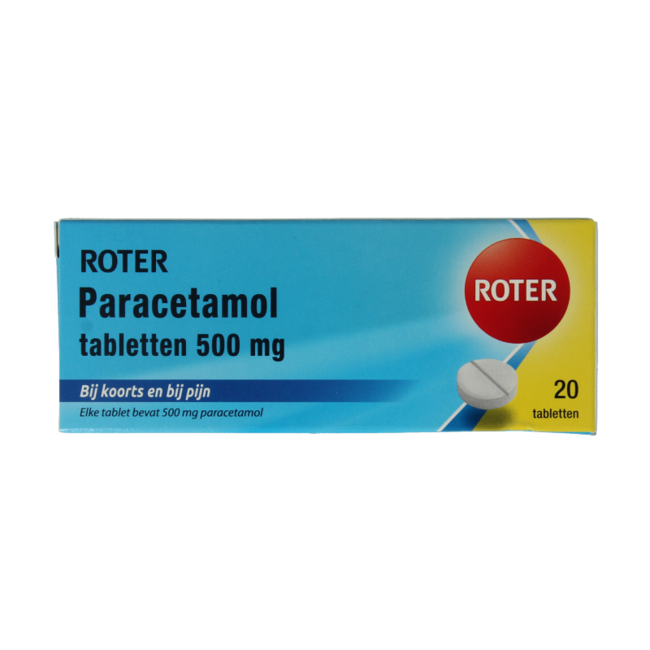 Roter Paracetamol 500mg 20 Tablets