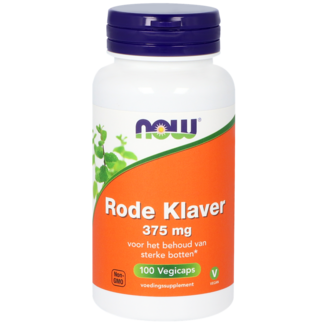 NOW Trébol Rojo 375mg 100 Cápsulas Vegetales