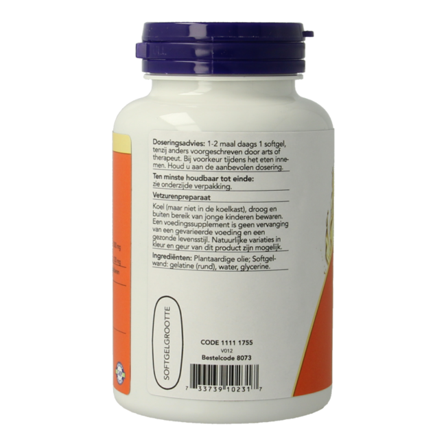 Teunisbloemolie extra 1300mg 60 Softgels