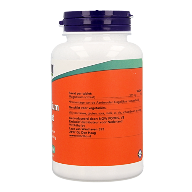 Citrato de magnesio 200mg 100 Comprimidos