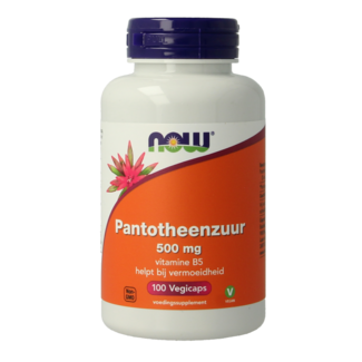 NOW Pantothensäure 500mg (B5) 100 Kapseln