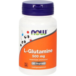 NOW NOW L-Glutamin 500mg 60 vegetarische Kapseln