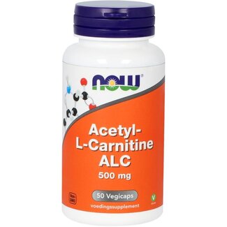 NOW Acetil-L-Carnitina 500mg 50 Capsule vegetariane