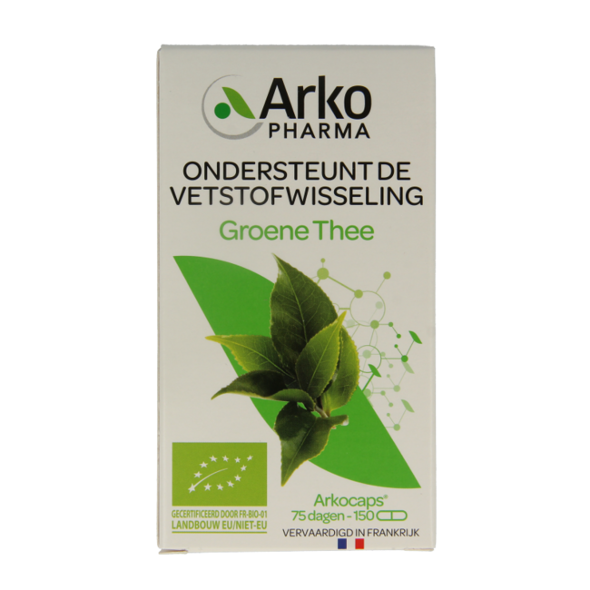 Groene thee bio 150 Vegetarische capsules