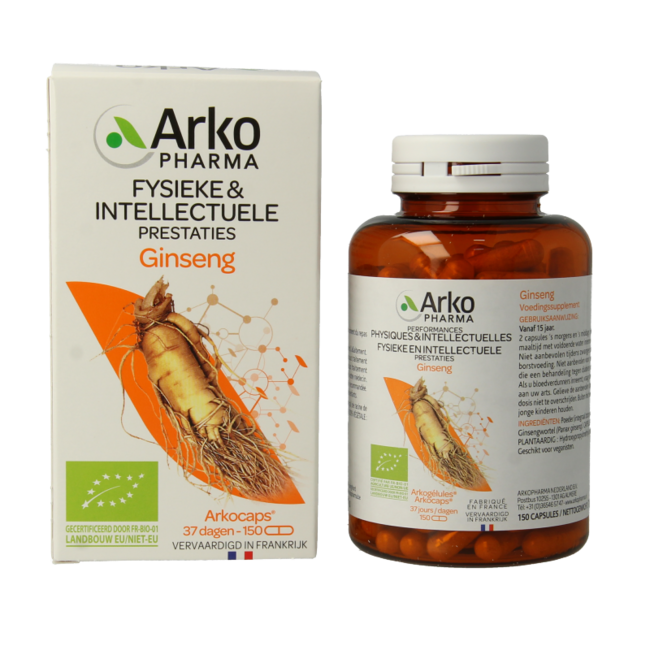 Organic Ginseng 150 Capsules