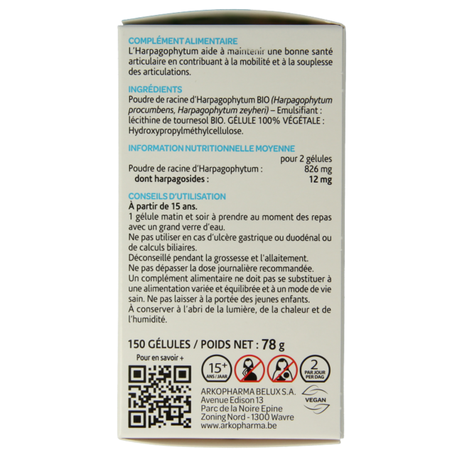 Organic Devil's Claw 150 Capsules