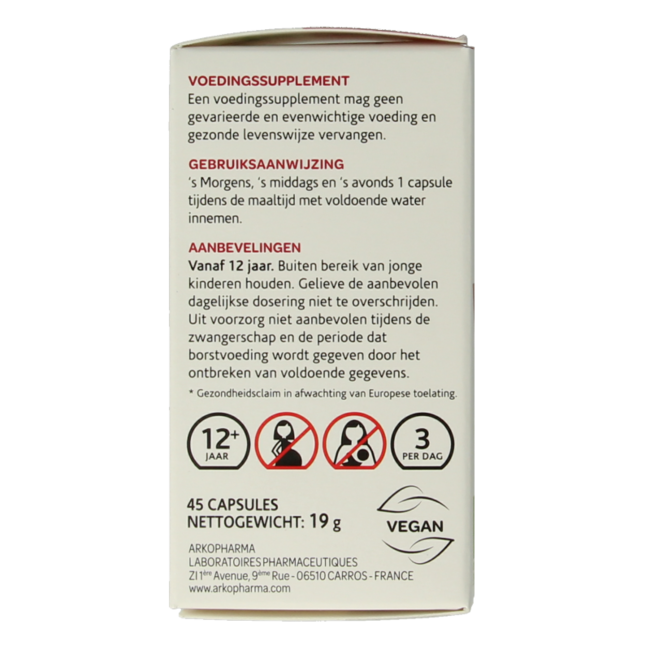 Organic Hawthorn 45 Capsules