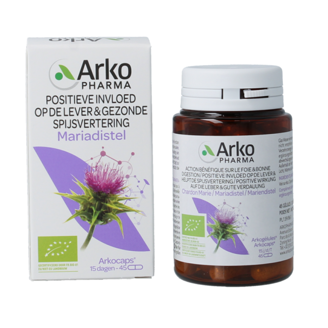 Arkocaps Mariadistel bio 45 Capsules