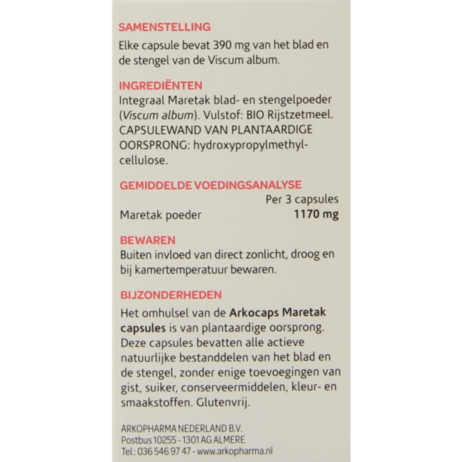 Arkocaps Maretak 45 kapsułek