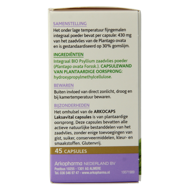 Arkocaps Laksavital bio 45 cápsulas