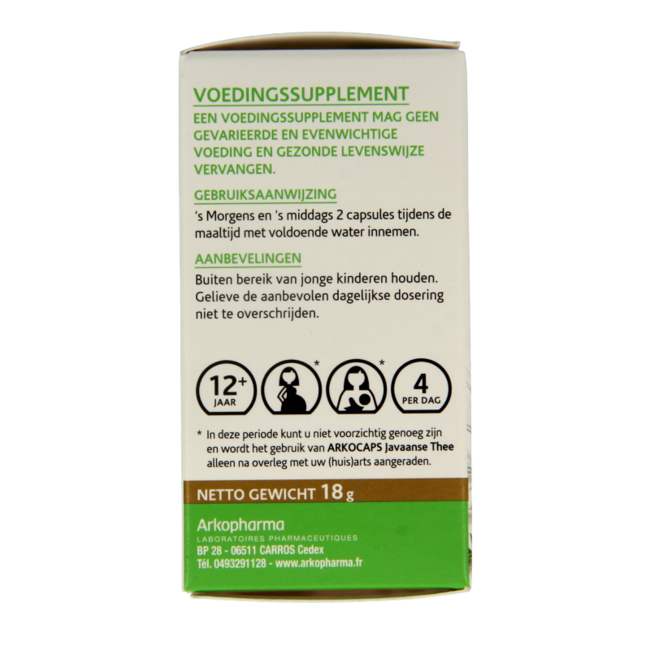 Arkocaps Java Tea 45 Capsules